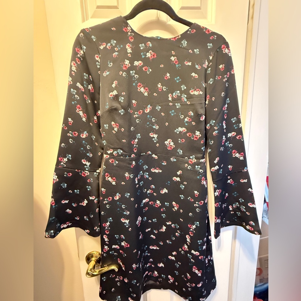 Floral Black Women's dress